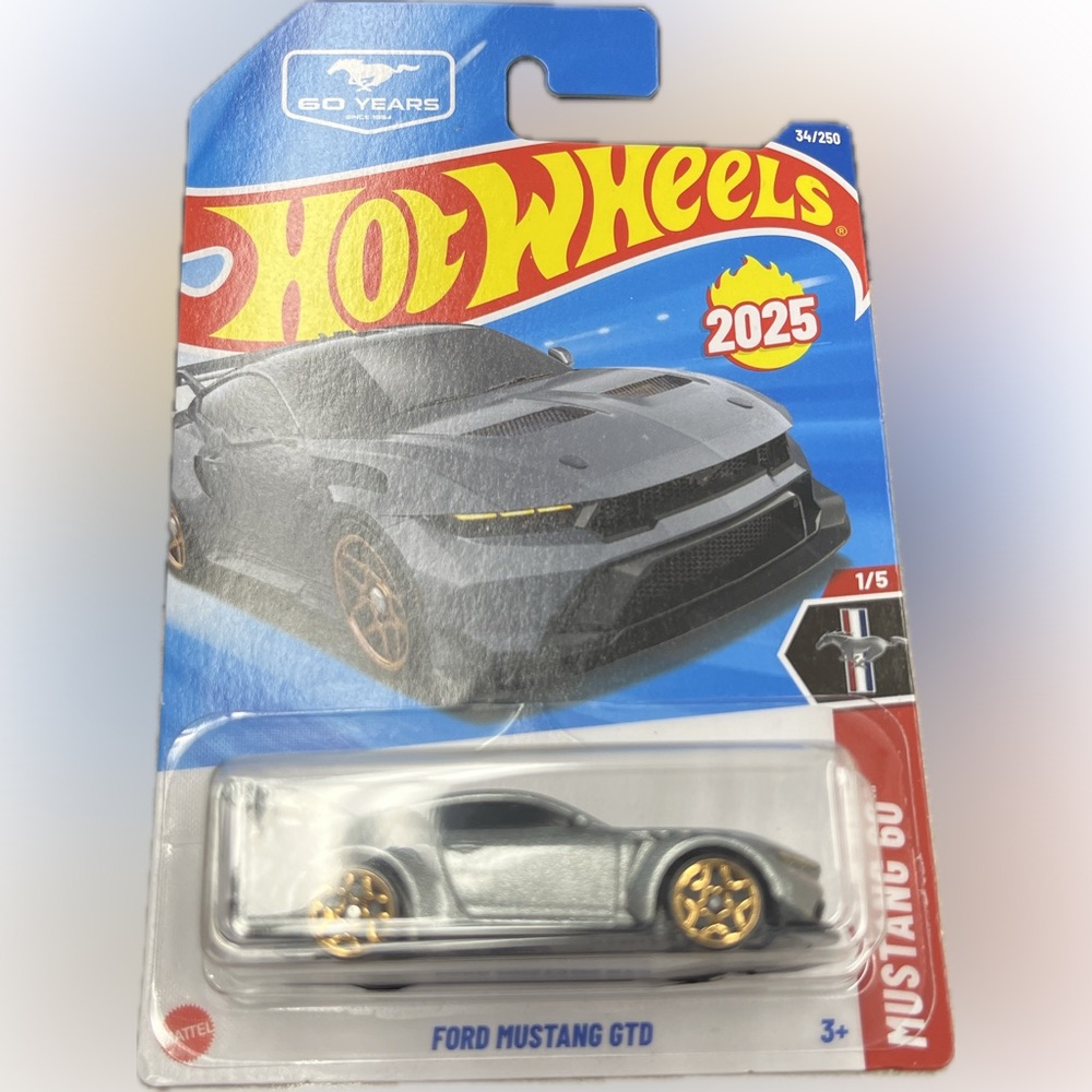 Hot Wheels Ford Mustang GTD (2025 Mainline | Mustang 60th Anniversary | 34/250)